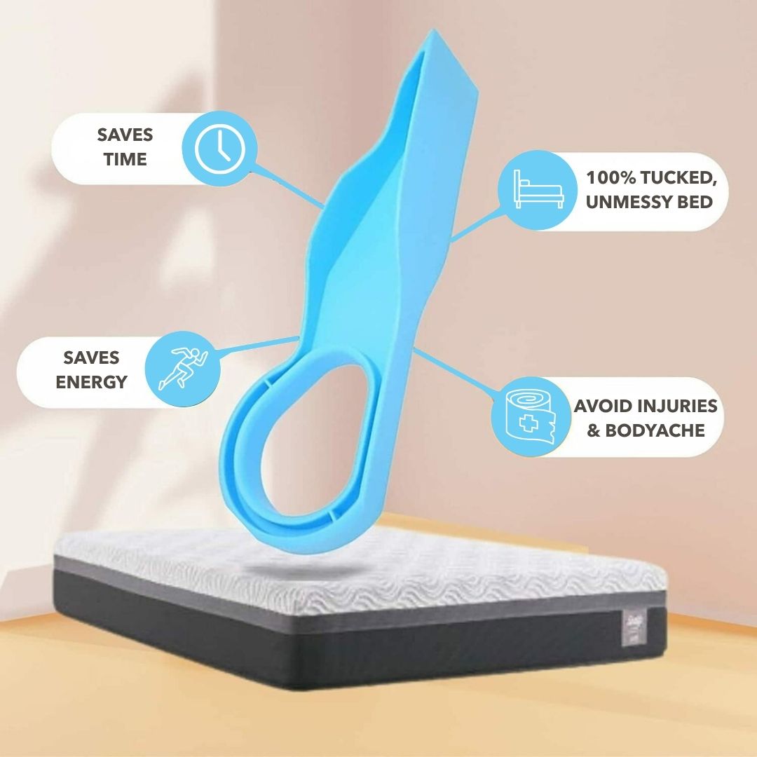 Buymate 2-in-1 Mattress Lifter & Bed Sheet Tucker