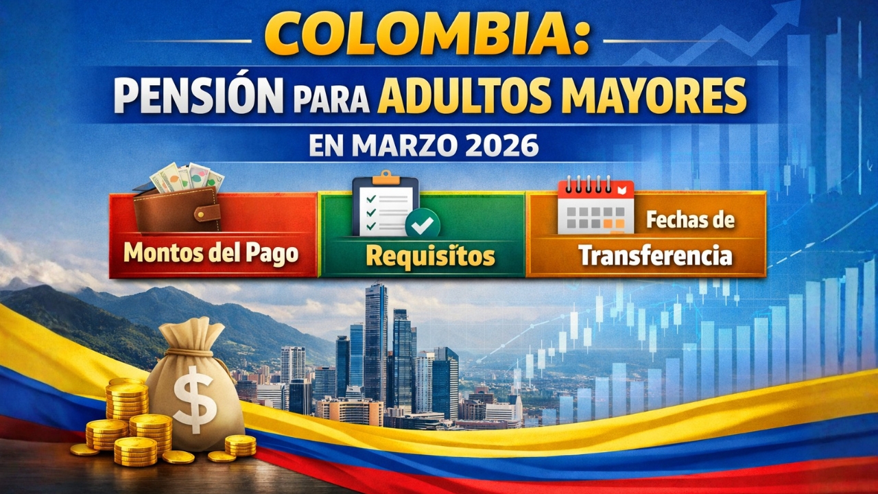Colombia: Pensión para Adultos Mayores en Marzo 2026 – Montos, Requisitos y Fechas de Transferencia
